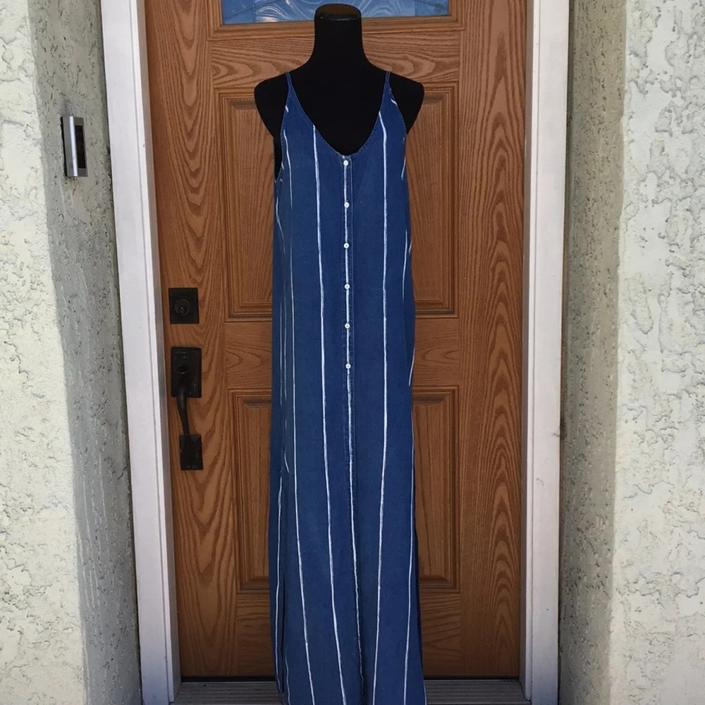 New* Anthropologie Cloth & Stone Slip Maxi Dress